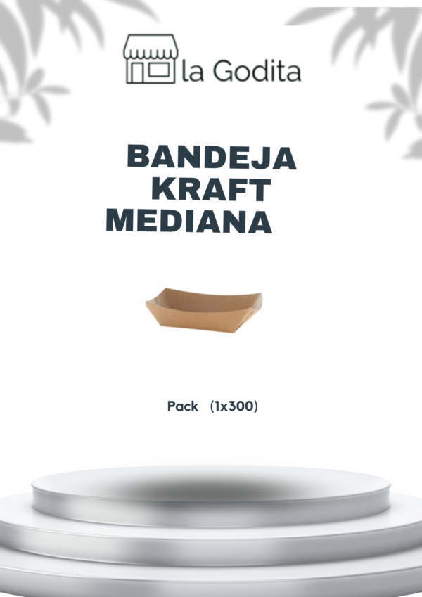 BANDEJA KRAFT MEDIANA